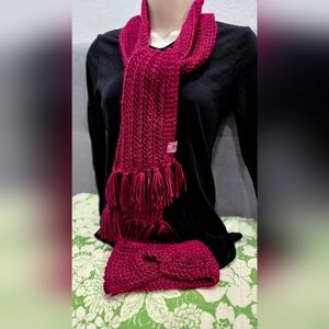Scarf and Ear Warmer Headband Set